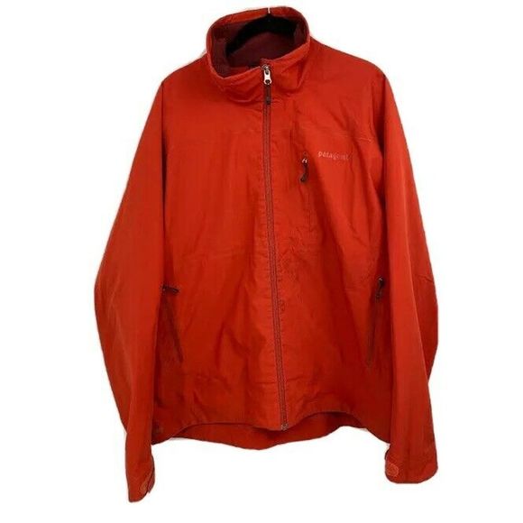 Patagonia Other - Patagonia Jacket L Orange Soft Shell Windbreaker